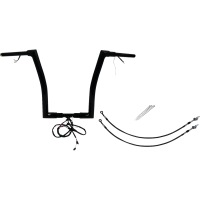 (image for) Fat Baggers Flat Top EZ Install Handlebar 16" Gloss Black