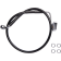 (image for) Black Vinyl-Coated Rear Brake Line Kit 1741-6337