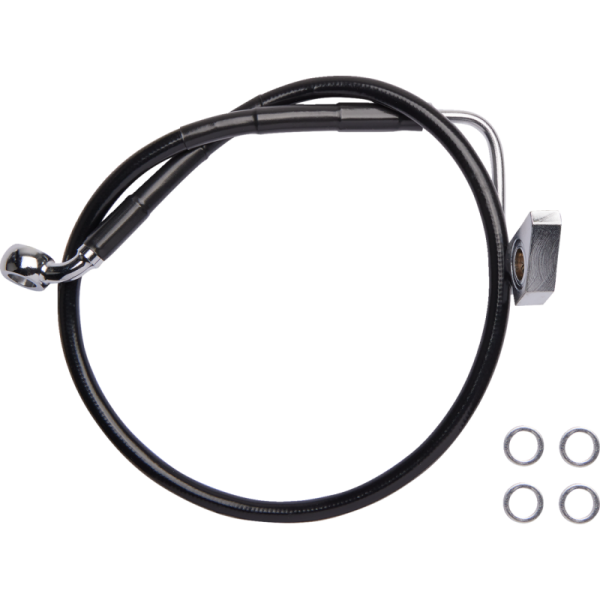 (image for) Drag Specialties Black Vinyl Brake Line Kit 1741-6337