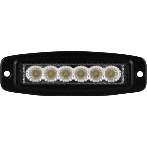 (image for) Straight 6 flush mount work light; 90°
