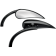 (image for) Arlen Ness Micro Mirrors - Rad II Teardrop, Left - Black