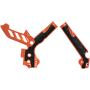 (image for) Acerbis X-Grip Frame Guard - KTM 125/150 SX 11-15, 250 SX/XC 11-16, SX-F/XC-F (all) 11-15, EXC/XCF-W/XC-W (all) 12-16 - Orange/black