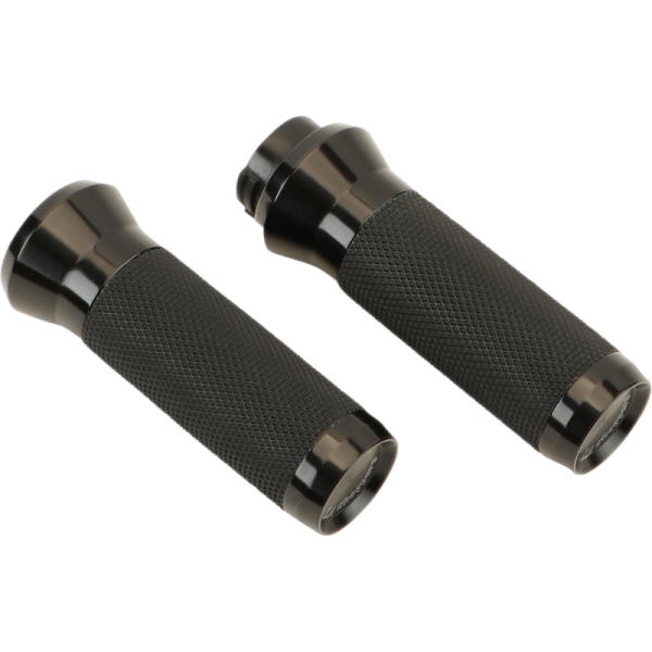 (image for) LA Choppers Aluminum Grips Black Anodized