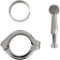 (image for) Gen 2 Driver Drink Holder - Chrome Finish, Chrome H-Bar Mount for 1 1/8" to 1 1/4" bars