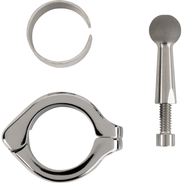 (image for) CIRO LLC Ciro Gen 2 Driver Drink Holder, Chrome Handlebar Mount (1 1/8" to 1 1/4")