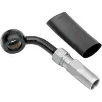 (image for) 10mm 60° Black Chrome Banjo w/ Stainless Fittings