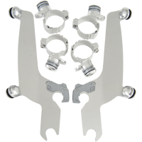 (image for) Trigger-Lock Mount Kit, Polished for Yamaha XV1100 V-Star Custom 98-15