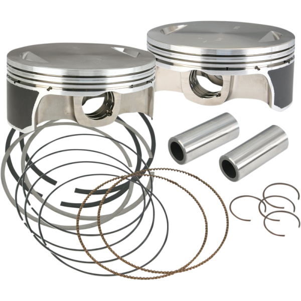 (image for) S&S CYCLE Piston Kit 124" Hot Set-Up +0.010"