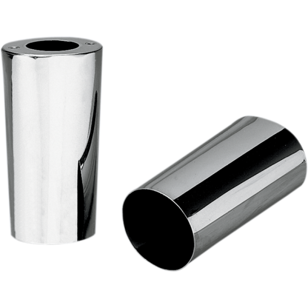 (image for) Drag Specialties Fork Slider Covers - Chrome, Stock Length
