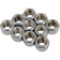 (image for) Chrome Nylon Insert Nut 3/8"-16