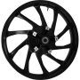 (image for) Hurricane Precision-Cast Custom 3D Front Wheel - Black Cut
