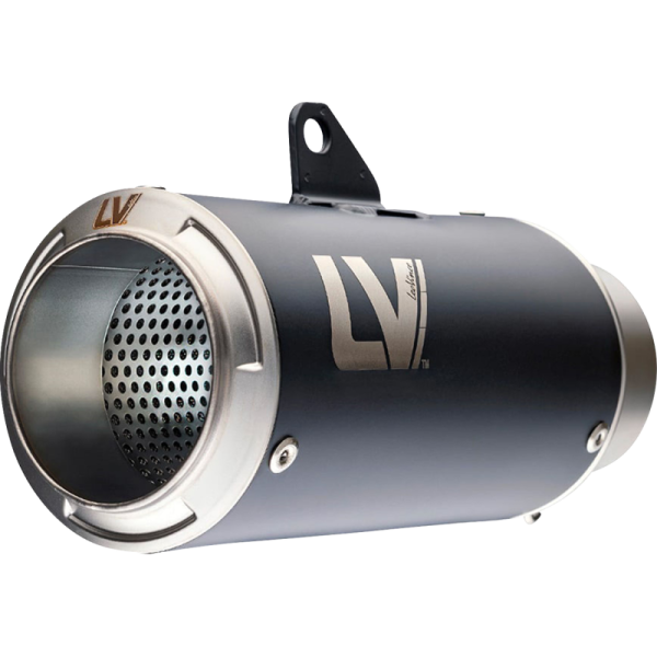 (image for) LeoVince LV Corsa Slip-On Muffler - Black Stainless Steel