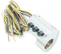 (image for) Contour Billet Handlebar Switch, Left Side Housing (For Cable Clutch), Chrome