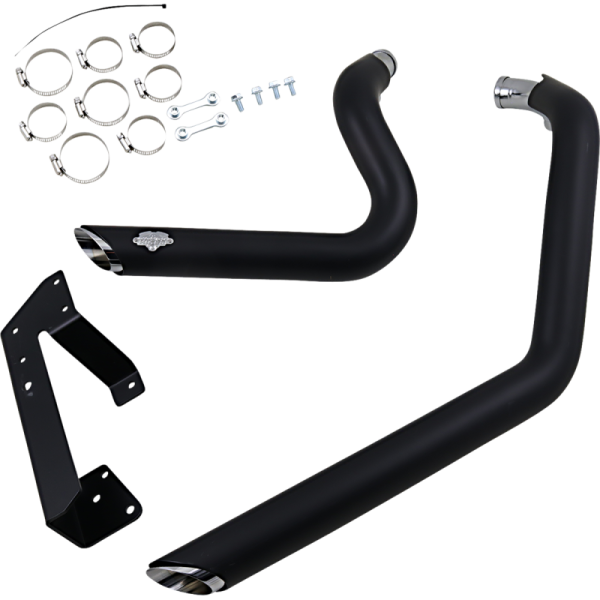 (image for) Vance & Hines Shortshots Staggered Exhaust System Black