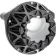 (image for) Arlen Ness Crossfire Air Cleaner - Black anodized