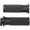 (image for) Fusion Smooth Grips - Black Anodized - 99-17 Twin Cam
