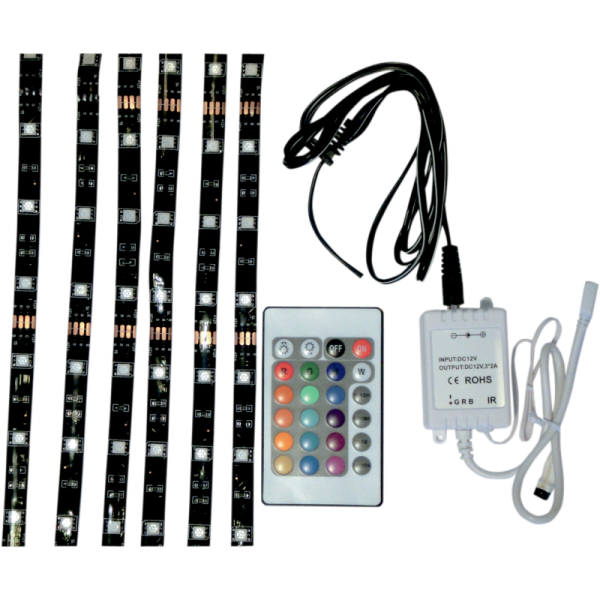 (image for) BRITE-LITES Multi-Color LED Strip Kit with Remote Control