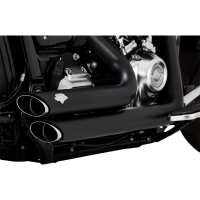 (image for) Vance & Hines Shortshots Staggered PCX Exhaust System Matte Black