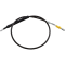 (image for) LA Choppers Midnight Braided Clutch Cable for 18-24 Softail w/ ABS (18-20in.)