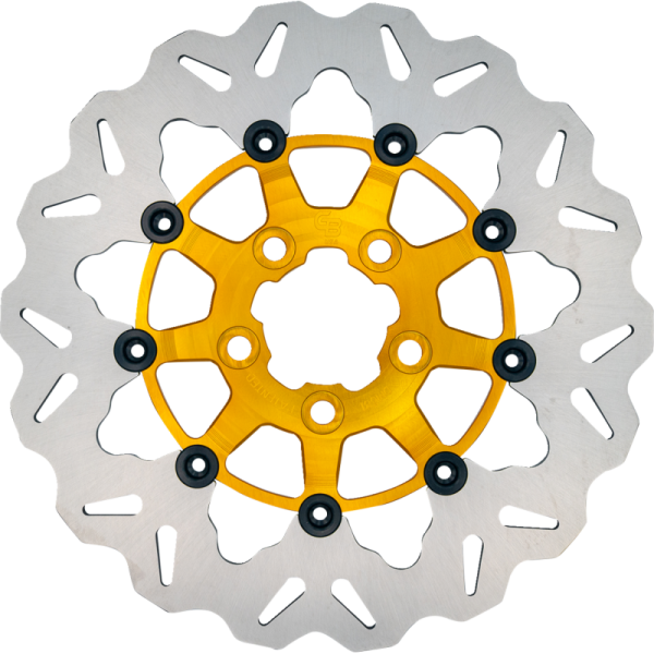 (image for) Full-floating Rear Rotor, Gold Carrier