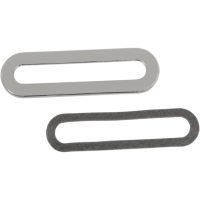 (image for) Drag Specialties Chrome Billet Indicator Light Bezel