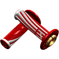(image for) EMIG PRO V2 Lock-On Grips - Red/white