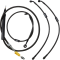 (image for) LA Choppers Midnight Braided Standard Kit for 18-24 FXLRS/FXFB/FXFBS w/ ABS (15-17in.)
