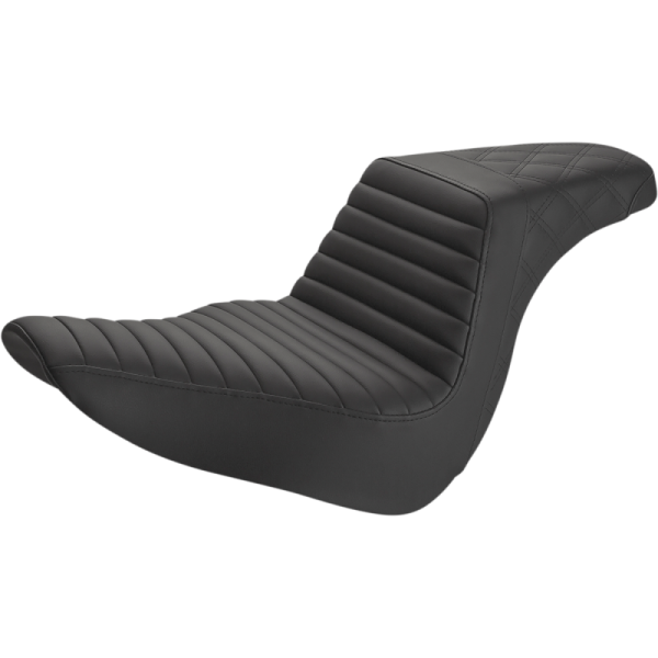 (image for) Saddlemen Step-Up Seat Front TR Rear LS Black