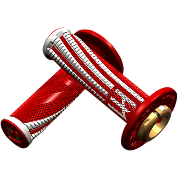 (image for) ODI EMIG PRO V2 Lock-On Grips - Red/white