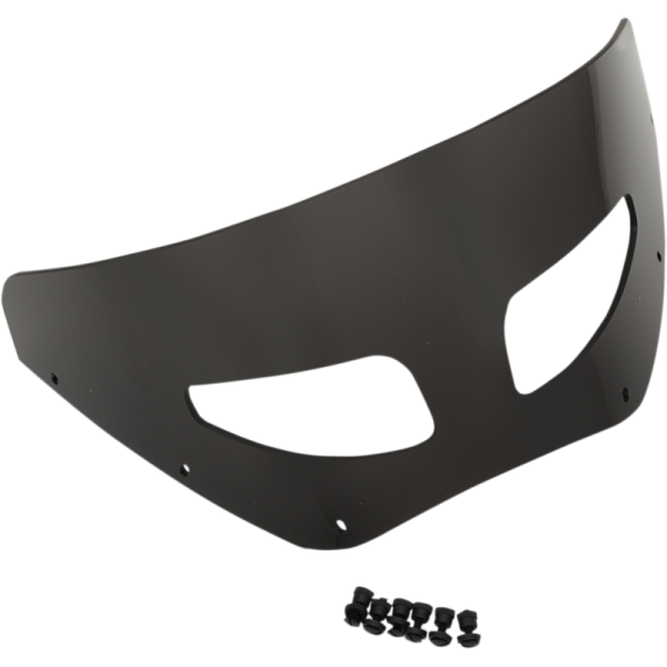 (image for) MEMPHIS SHADES HD 7" Dark black smoke Vented Windshield