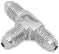 (image for) Street Legal™ Chrome Steel 1/8" NPT, #3 male, "T"