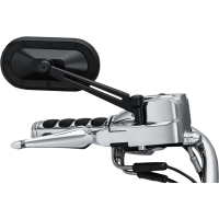 (image for) Classic Stem Mirror, Satin black w/ satin black mirror stems