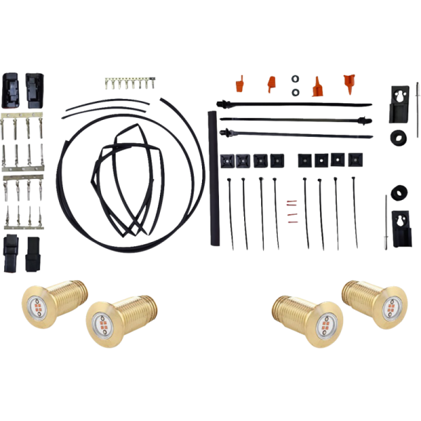 (image for) PAUL YAFFE BAGGER NATION Bag Bolts Brass w/ Lightning Bolts