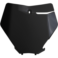 (image for) Front Number Plate - White