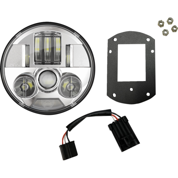 (image for) Custom Dynamics ProBEAM® 5.75" Headlight Kit Chrome
