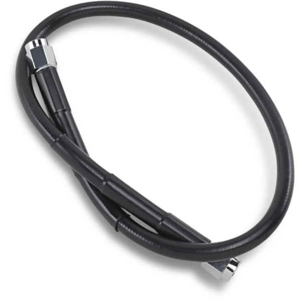 (image for) Drag Specialties Black Vinyl-Coated Stainless Steel Brake Line 20"