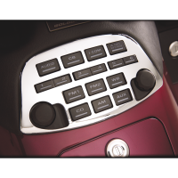 (image for) Show Chrome Radio Panel Accent for Honda GL1800 Gold Wing 01-10