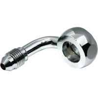 (image for) Chrome Fitting 7/16" x AN-3 90°