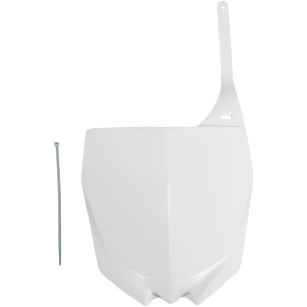 (image for) UFO Front Number Plate - White