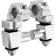 (image for) Elite Series Anti-Vibration 2" Pivot Riser - Clear