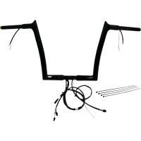 (image for) EZ Install Gloss Black 12" Pointed Top Handlebar Kit