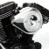 (image for) Super Stock Stealth Air Cleaner Kit - Teardrop Cover, Chrome