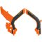(image for) Acerbis X-Grip Frame Guard - KTM 150/250/300 XC-W, 350/500 EXC-F/XC-F 20-23 - Orange 16/black