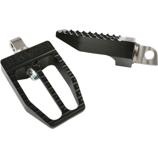 (image for) Thrashin Supply Co. Militant Male-Mount Footpegs, Black Anodized