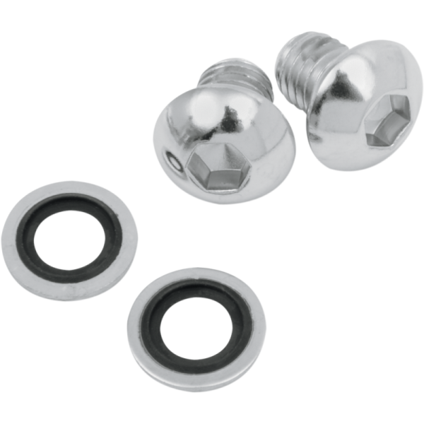 (image for) JAMES GASKET Fork Drain Screw Kit for Softail/FLT