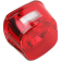 (image for) Laydown Taillight Lens w/ Top Tag Window - Red (L03-24)