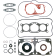 (image for) Vertex Complete Engine Gasket Set - All 2-stroke 11-12
