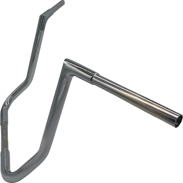 (image for) FAT BAGGERS INC EZ Install 1 1/4" Flat Top Handlebar Chrome 16" Rise