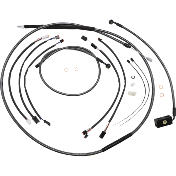 (image for) MAGNUM Karbonfibr Designer DOT Handlebar Installation Kit, 15"-17" Apes