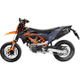 (image for) LV ONE EVO Black stainless steel Slip-On for KTM 690 Enduro R/SMC R INOX 19-24